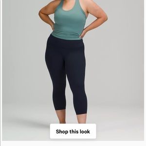 LULULEMON ALIGN CROP 23” size 2